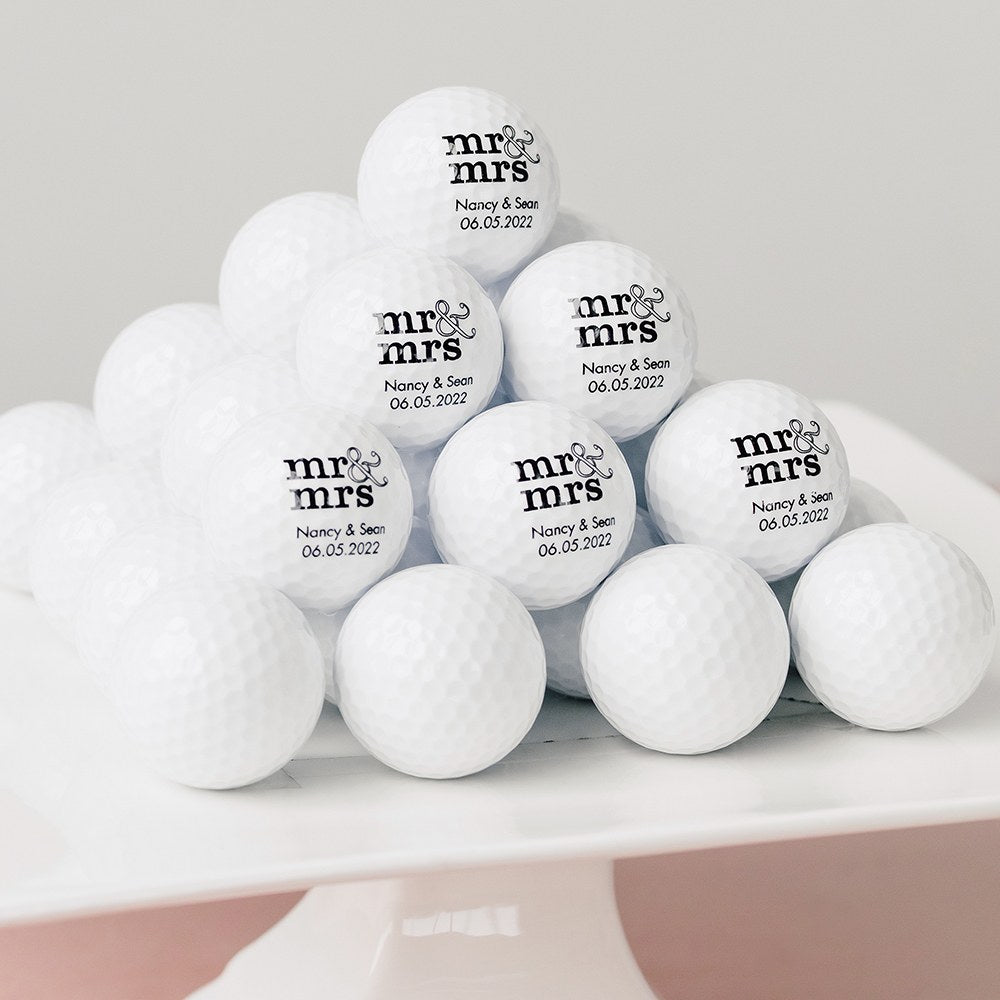 PERSONALIZED GOLF BALL FAVOR - AyaZay Wedding Shoppe