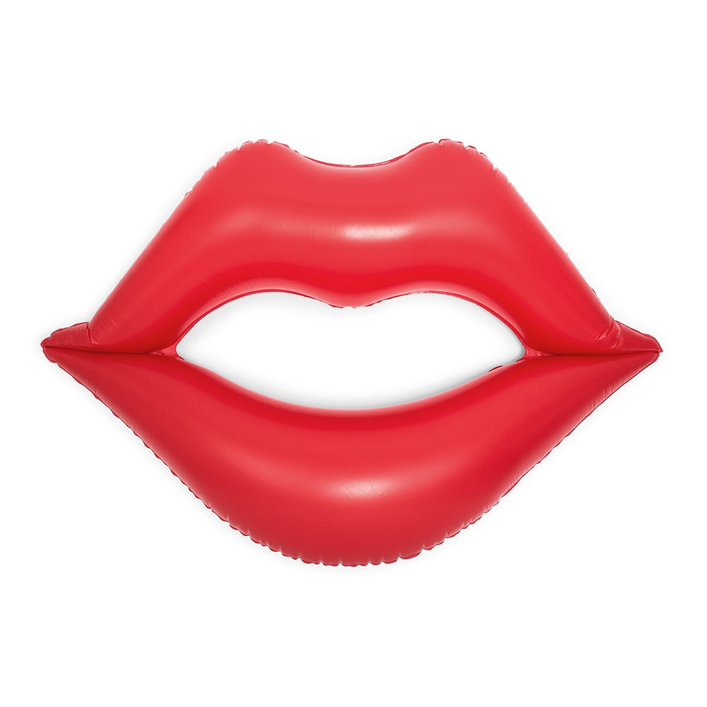 RED LIPS INFLATABLE POOL FLOAT - AyaZay Wedding Shoppe