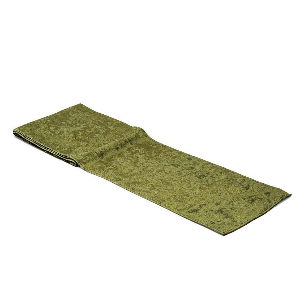 VELVET TABLE RUNNER - GREEN - AyaZay Wedding Shoppe