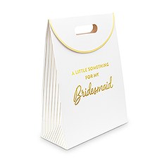 PAPER GIFT BAG WITH HANDLES - FOR MY BRIDESMAID - AyaZay Wedding Shoppe