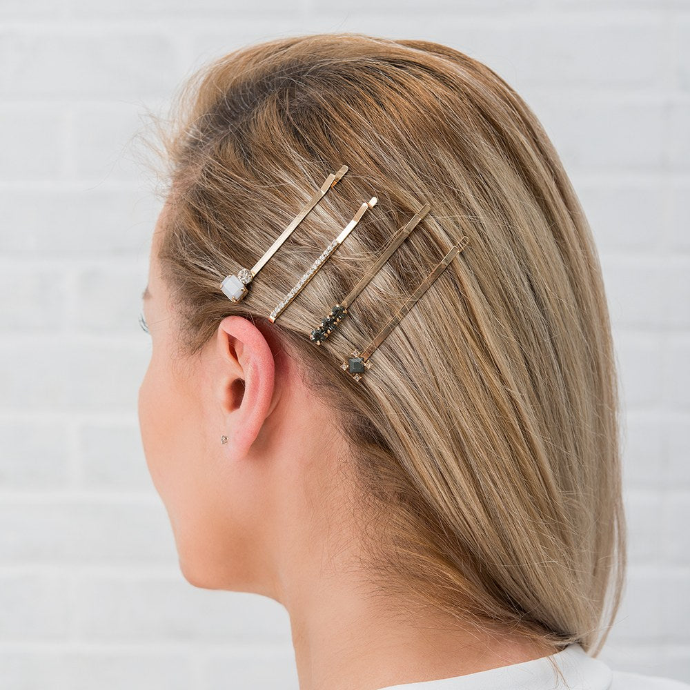 CUSTOM BRIDAL PARTY HAIR CLIPS - CAN'T EVEN WITHOUT YOU - AyaZay Wedding Shoppe