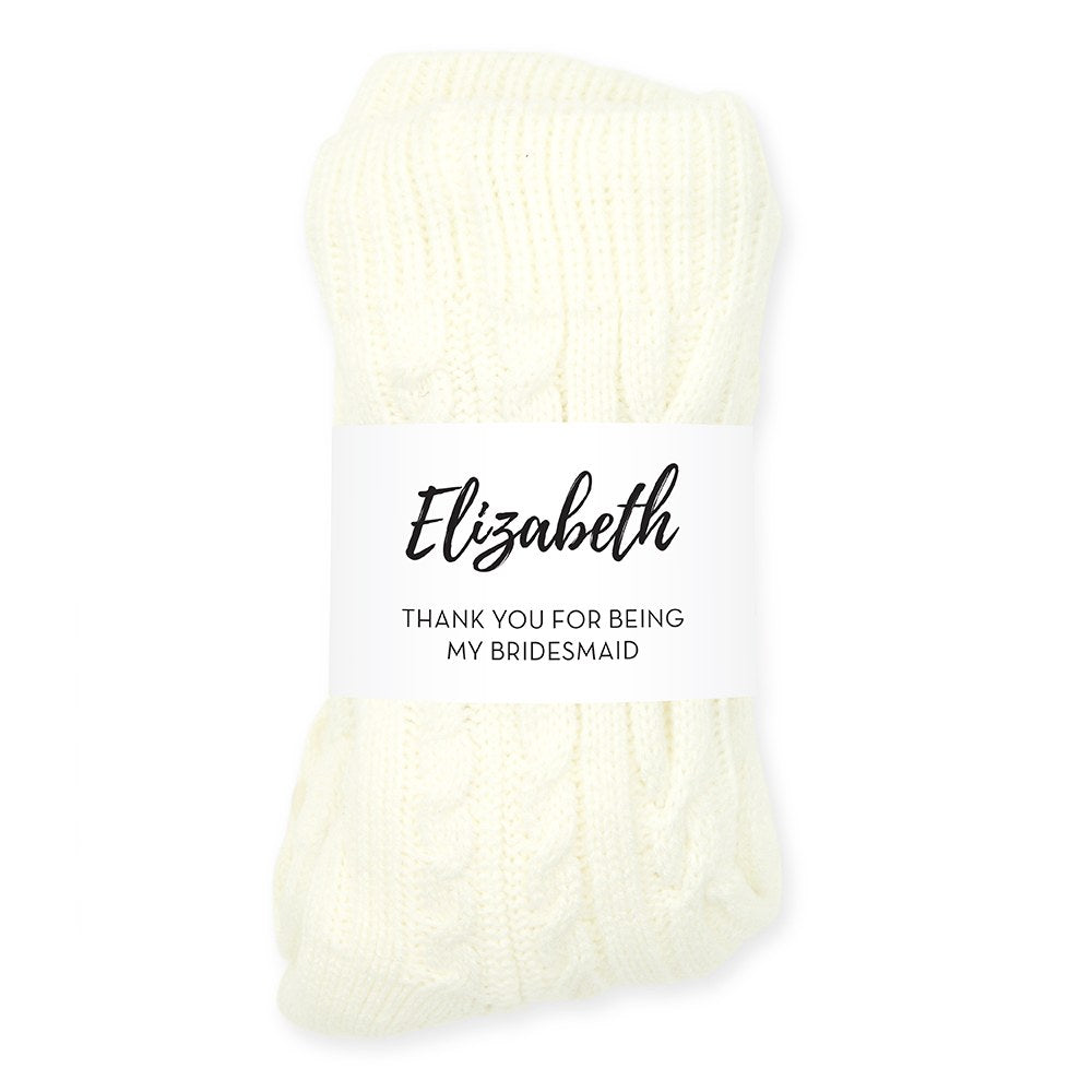 COZY SHERPA LINED CABLE KNIT SLIPPER SOCKS - CALLIGRAPHY WRAP