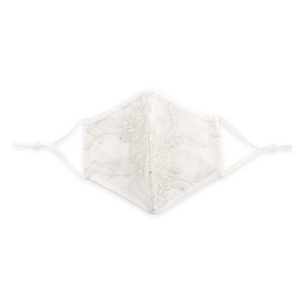 LUXURY REUSABLE, WASHABLE CLOTH FACE MASK WITH FILTER POCKET - BRIDAL BOUTIQUE - AyaZay Wedding Shoppe