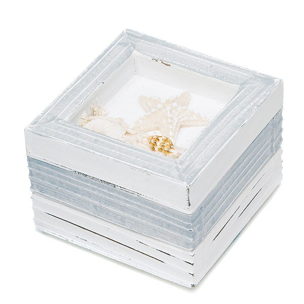 BEACH THEME WOODEN TRINKET BOXES - pkg of 12