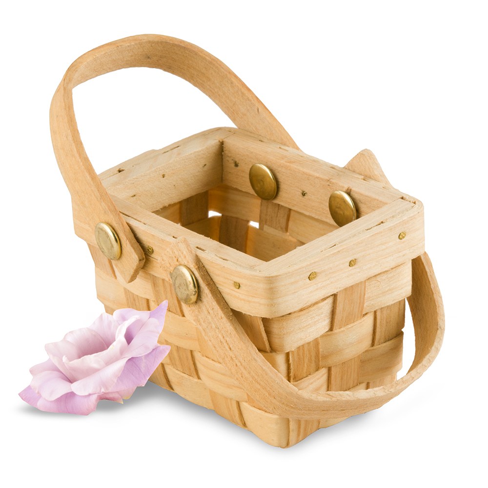 MINIATURE PICNIC BASKET FAVOR (6/pkgs) - AyaZay Wedding Shoppe