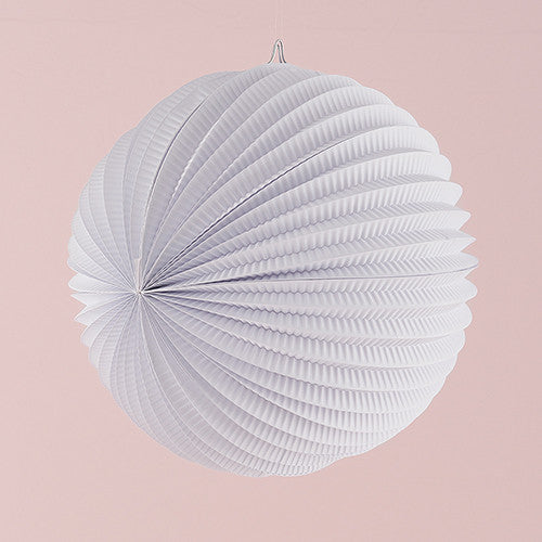 WATERMELON ROUND PAPER LANTERN IN WHITE - AyaZay Wedding Shoppe