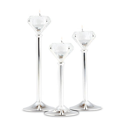 DIAMOND SHAPED TEALIGHT HOLDERS - AyaZay Wedding Shoppe
