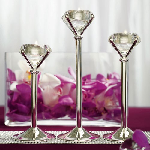 DIAMOND SHAPED TEALIGHT HOLDERS - AyaZay Wedding Shoppe