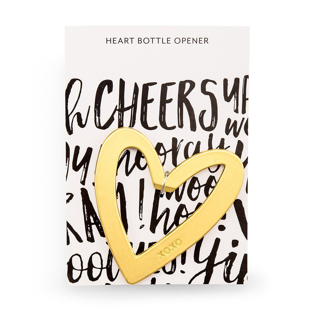 GOLD HEART BOTTLE OPENER FAVOUR - AyaZay Wedding Shoppe