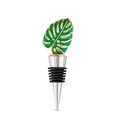 GREEN TROPICAL LEAF BOTTLE STOPPER - AyaZay Wedding Shoppe