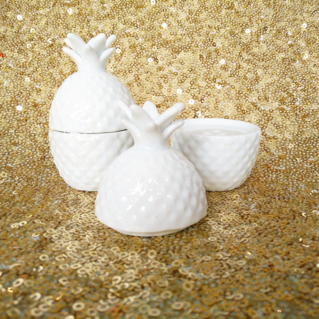 STACKED PINEAPPLE SALT & PEPPER SHAKER SET (6 sets/pkg) - AyaZay Wedding Shoppe