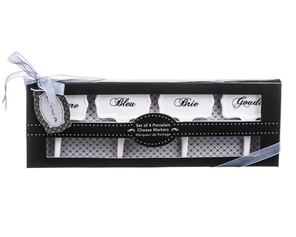 "CINQ A SEPT" GOURMET CHEESE MARKERS (SET OF 4) PARTY FAVOUR - AyaZay Wedding Shoppe