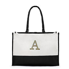 COLORBLOCK TOTE - BLACK - AyaZay Wedding Shoppe