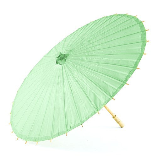 PAPER PARASOL WITH BAMBOO BONING (18 colours available) - AyaZay Wedding Shoppe