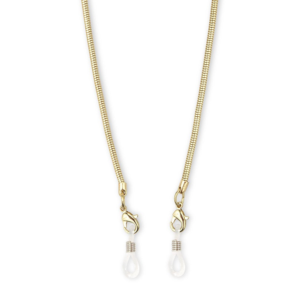 23" FACE MASK LANYARD WITH MAGNETIC SAFETY RELEASE - GOLD - AyaZay Wedding Shoppe