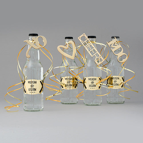 GOLD "CHEERS" BOTTLE OPENER FAVOUR - AyaZay Wedding Shoppe