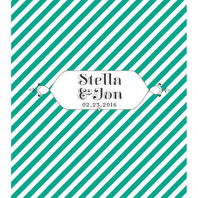 "CANDY STRIPE" PERSONALIZED LIP BALMS (12/pkg) - AyaZay Wedding Shoppe