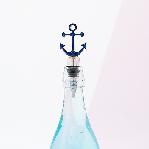 NAVY ANCHOR BOTTLE STOPPER - AyaZay Wedding Shoppe