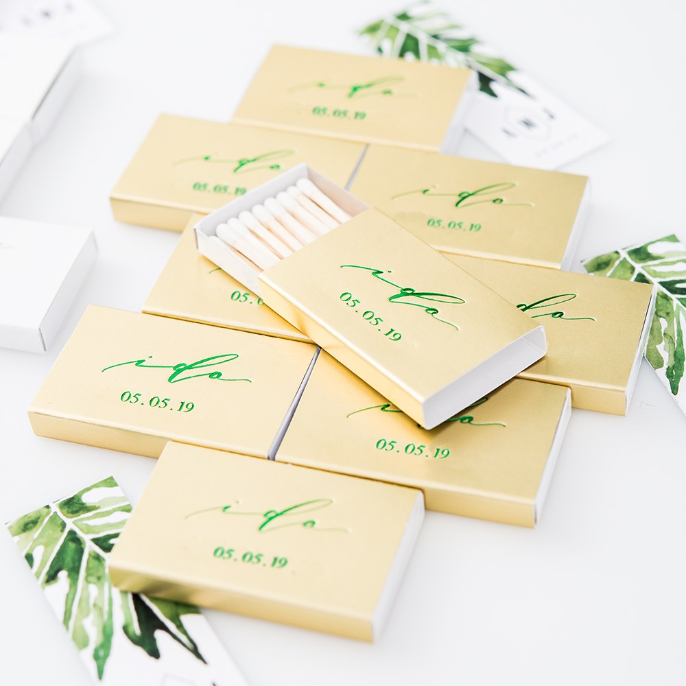 PERSONALIZED MATCHBOX - AyaZay Wedding Shoppe