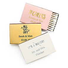 PERSONALIZED MATCHBOX - AyaZay Wedding Shoppe