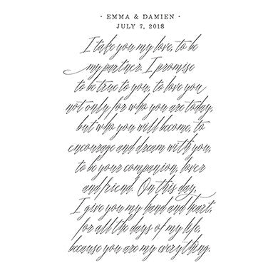 MODERN FAIRY TALE PERSONALIZED PREMIUM CANVAS BACKDROP - AyaZay Wedding Shoppe