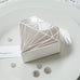 DIAMOND FAVOR BOX WITH METALLIC GOLD OR SILVER (10/pkg) - AyaZay Wedding Shoppe