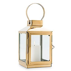 MEDIUM DECORATIVE CANDLE LANTERN - GOLD - AyaZay Wedding Shoppe