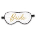 SATIN BRIDE SLEEP MASK - WHITE - AyaZay Wedding Shoppe