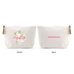 LARGE PERSONALIZED CANVAS MAKEUP & TOILETRY BAG FOR  WOMEN - FLORAL GARDEN - AyaZay Wedding Shoppe