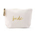 LARGE PERSONALIZED CANVAS MAKEUP & TOILETRY BAG FOR  WOMEN -  BRIDE SCRIPT