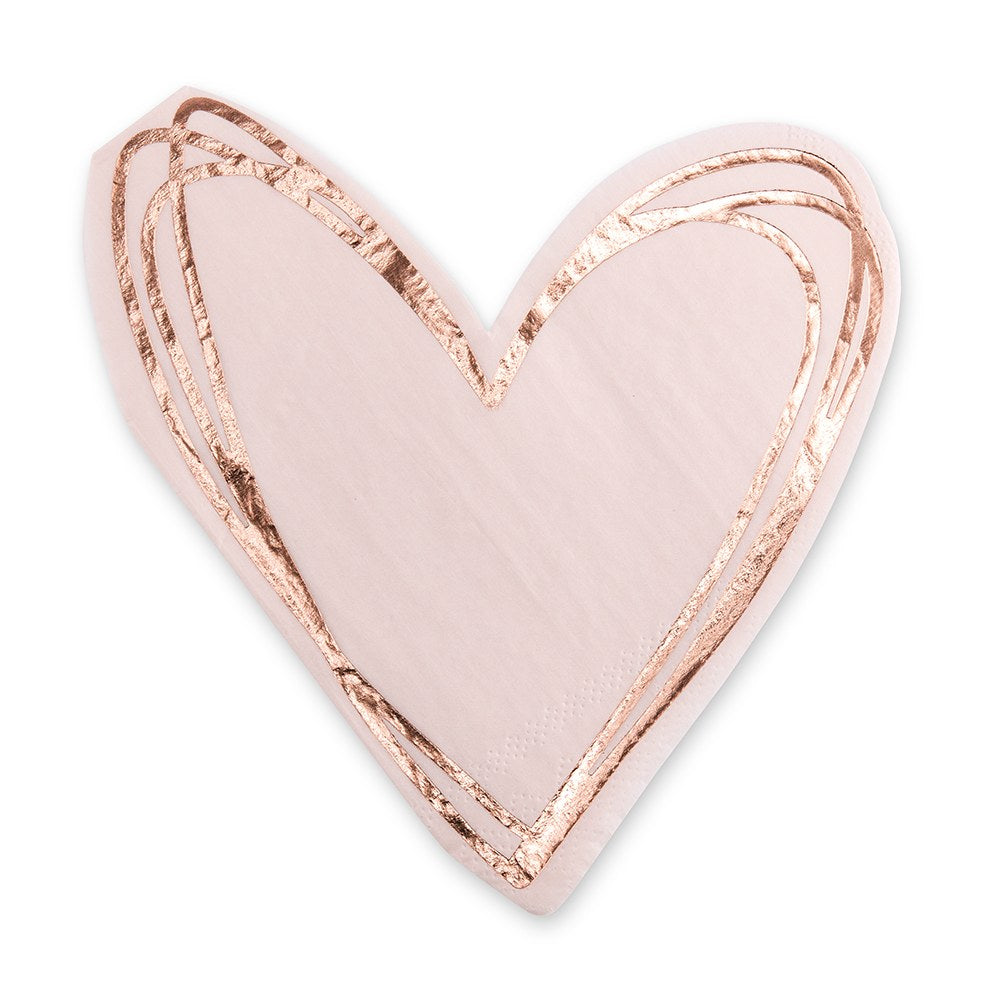 HEART SHAPED SPECIAL OCCASION PAPER PARTY NAPKIN (20/pkg) - AyaZay Wedding Shoppe