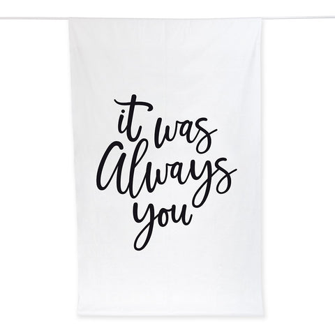PRINTED PHOTO BACKDROP WEDDING DECORATION - ALWAYS YOU