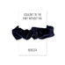 WOMEN'S CUSTOM BRIDAL PARTY SCRUNCHIE - I COULDN'T TIE THE KNOT WITHOUT YOU - AyaZay Wedding Shoppe