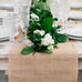 RUSTIC BURLAP TABLE RUNNER - NATURAL - AyaZay Wedding Shoppe