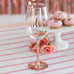ROSE GOLD STEMMED 18 Oz. WINE GLASS - MRS - AyaZay Wedding Shoppe