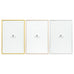 LARGE 12 X 18" METALLIC PICTURE FRAME - GOLD, SILVER & ROSE GOLD