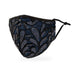LUXURY REUSABLE, WASHABLE CLOTH FACE MASK WITH FILTER POCKET - SAPPHIRE BLUE - AyaZay Wedding Shoppe