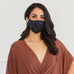 LUXURY REUSABLE, WASHABLE CLOTH FACE MASK WITH FILTER POCKET - SAPPHIRE BLUE - AyaZay Wedding Shoppe