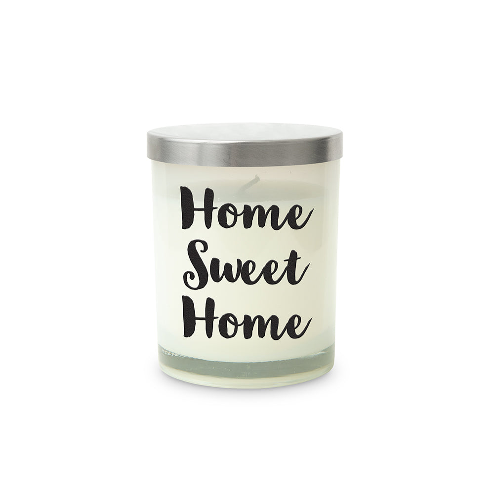 PERSONALIZED GLASS JAR GIFT CANDLE WITH LID - HOME SWEET HOME - AyaZay Wedding Shoppe
