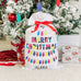 LARGE PERSONALIZED DRAWSTRING SANTA SACK FOR GIFTS -  MERRY CHRISTMAS - AyaZay Wedding Shoppe