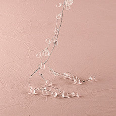 CRYSTAL & SILVER WIRE DECORATIVE GARLAND - AyaZay Wedding Shoppe