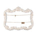 OPEN ORNATE VINTAGE INSPIRED FRAME IN ANTIQUE WHITE - AyaZay Wedding Shoppe