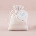 WHITE LINEN DRAWSTRING FAVOUR BAG (6/pkg) - AyaZay Wedding Shoppe