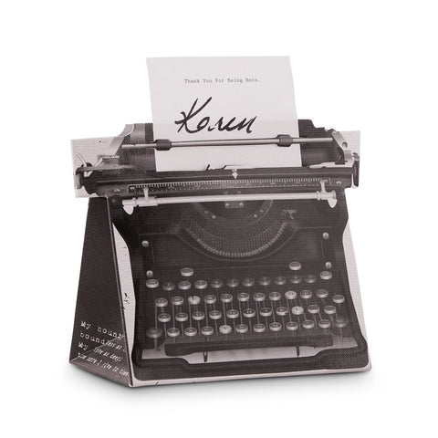 VINTAGE INSPIRED TYPEWRITER FAVOUR BOX KIT (10/PKG) - AyaZay Wedding Shoppe