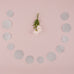 SILVER GLITTER CIRCLE SEWN PAPER GARLAND - AyaZay Wedding Shoppe