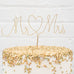 MR. AND MRS. TWISTED WIRE CAKE TOPPER - AyaZay Wedding Shoppe