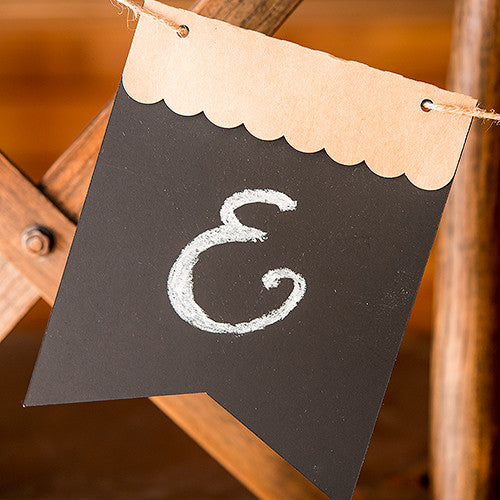 DECORATIVE KRAFT AND BLACK PAPER DIY BANNER - AyaZay Wedding Shoppe