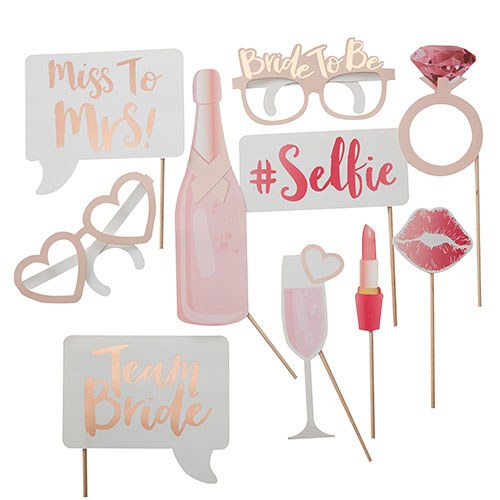 PHOTO BOOTH PROPS - BACHELORETTE PARTY - AyaZay Wedding Shoppe