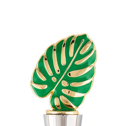 GREEN TROPICAL LEAF BOTTLE STOPPER - AyaZay Wedding Shoppe
