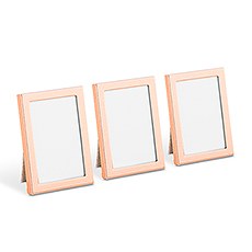 MINI EASEL BACK PHOTO FRAME 3 PIECE SET - ROSE GOLD - AyaZay Wedding Shoppe